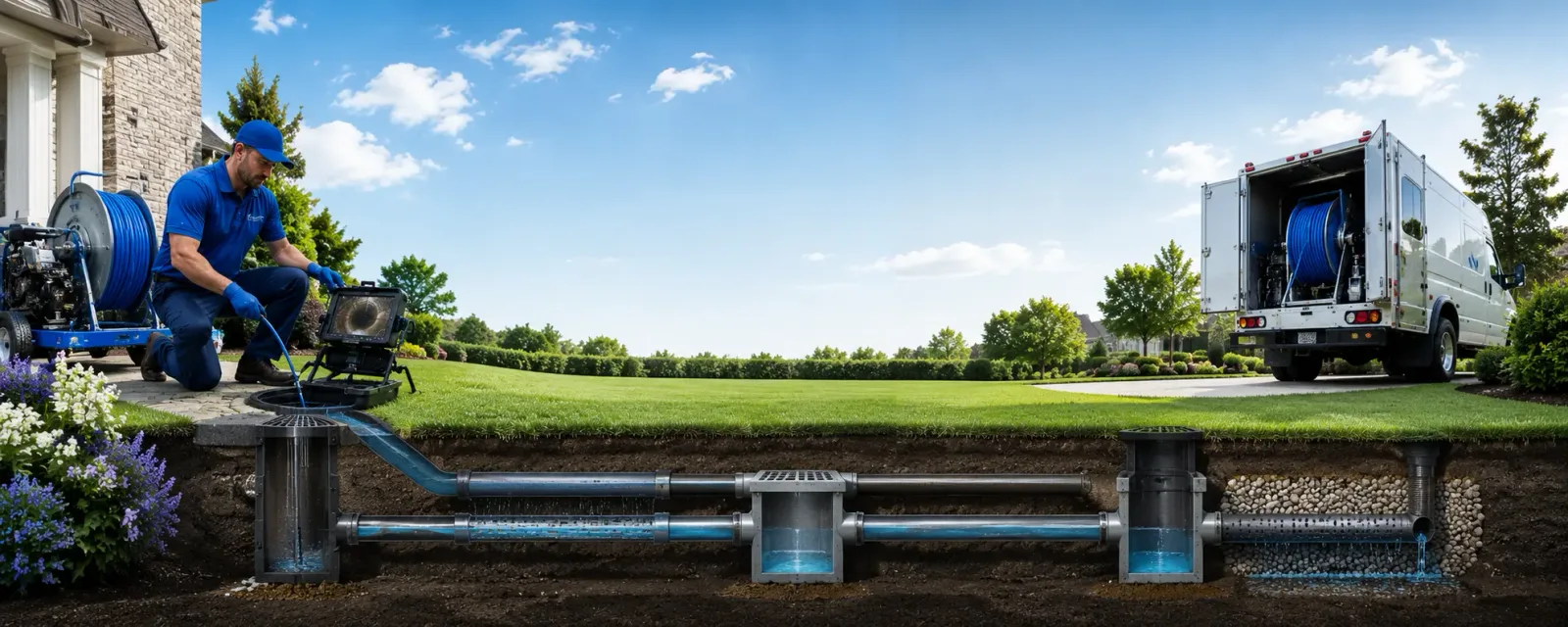Outdoor drain cleaning information for Upland, IN